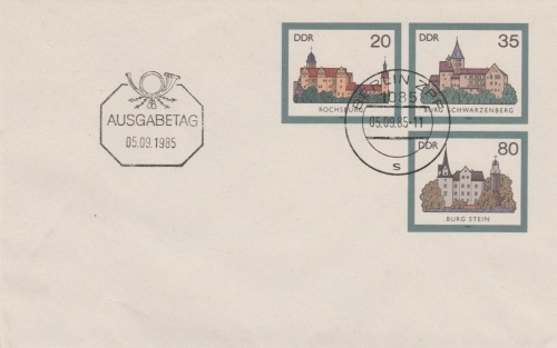 Ersttags-Tagestempel des Umschlags von 1085 Berlin